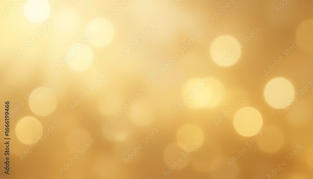 Fototapeta premium Dreamy Golden Bokeh Lights Background Texture for Holiday or Celebration Season