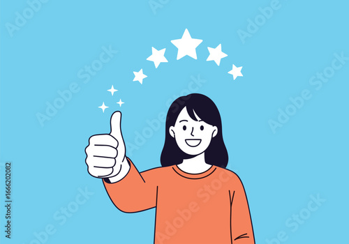 Customer satisfaction survey results show high rating and positive feedback for service excellence