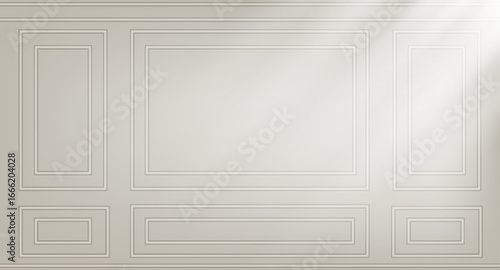 Classic Interior Wall Panel Design with Elegant Molding