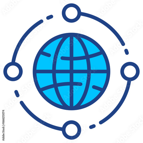 Fotografía Internet Simple Vector Icon Collection