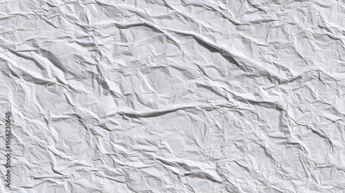 Crumpled Gray And White Paper Texture