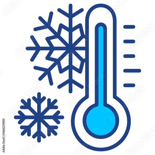 Cold Simple Vector Icon Collection