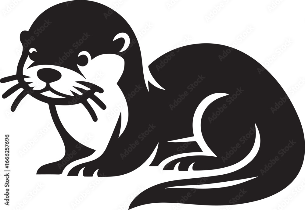 Fototapeta premium Otter vector