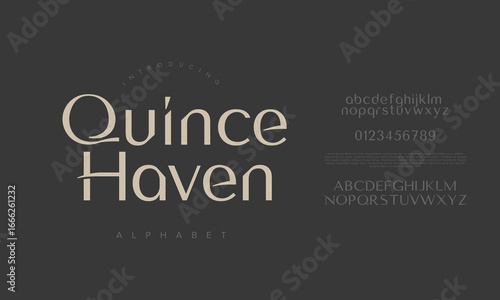 Quince Haven Modern serif font with clean elegant design, ideal for branding, logos, packaging, editorial, and contemporary typography