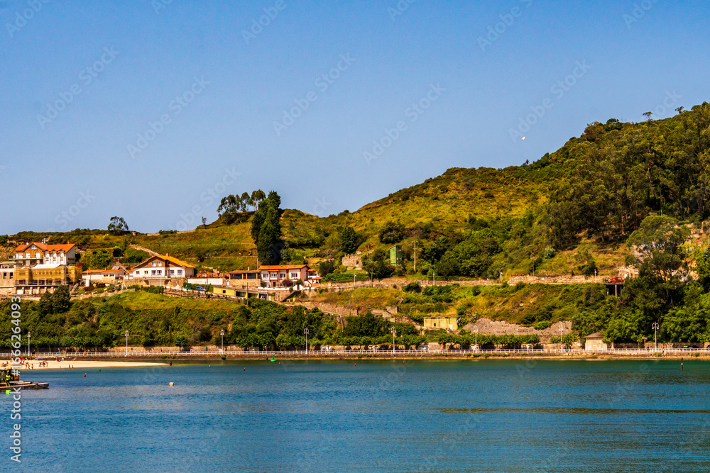 Fototapeta premium Paisaje en Ribadesella, Asturias, España.