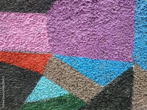 Abstract art on the wall. Wall painting. Texture art