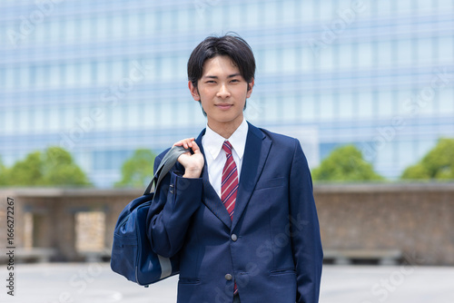 高校生のポートレート