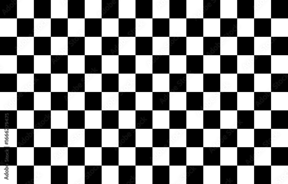 Fototapeta premium 黒の市松模様 170マス 17×10