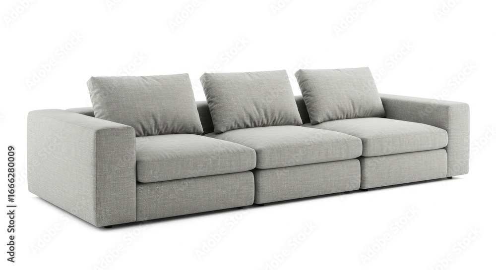 Obraz premium sofa isolated on white background