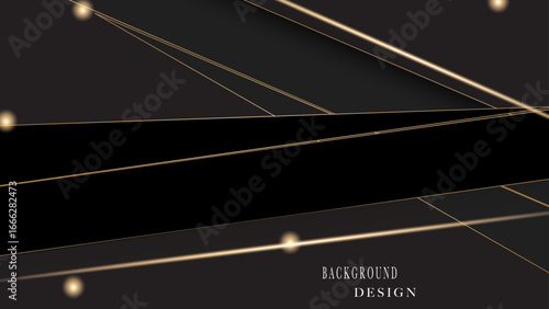 Black gold luxury vector design modern
