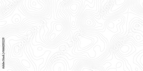 abstract topographic wave line black, white line map texture. geometric discovery mounted location counter grid map background.White wave paper curved reliefs abstract background. The topographic map.