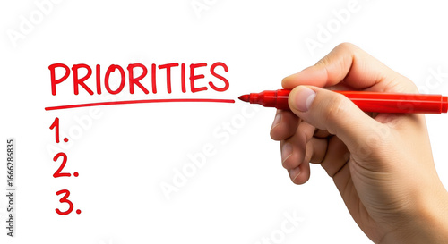 Making priorities isolated on transparent background