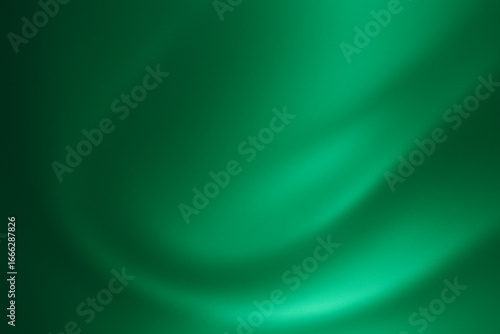 Premium Emerald Green Color Drench Gradient with Glossy Metallic Shine and Subtle Grain Texture – Luxury Abstract Background