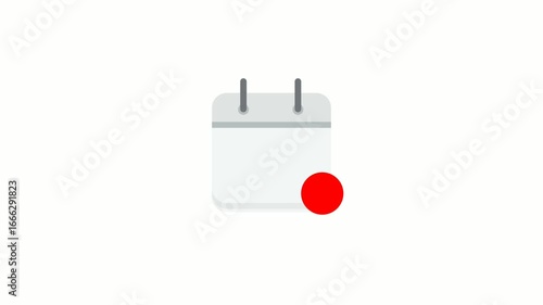 Calendar Notification Slide – Animated Reminder 