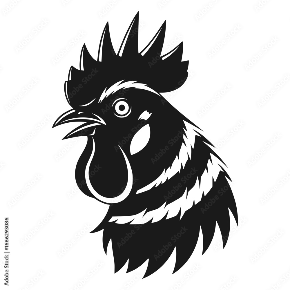 Fototapeta premium head of rooster