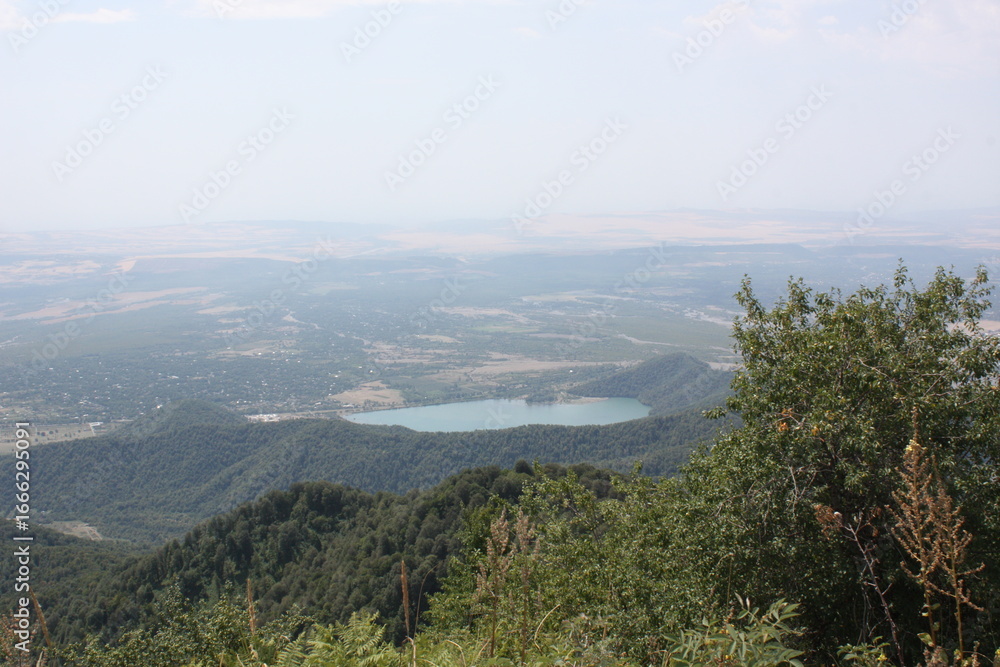 Fototapeta premium misty morning in the mountains