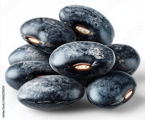 black beans isolated