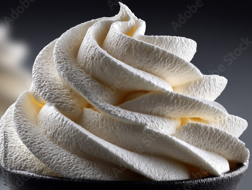 Foam dollop: Foam whipped t...