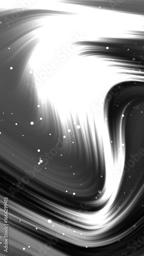 Abstract Monochrome Vortex: A swirling grayscale artwork featuring dynamic lines and subtle speckles.