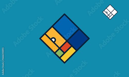 Geometric Elephant Logo