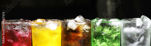Soft drinks and fruit juice mixed with soda high in sugar have a negative effect on physical health. 