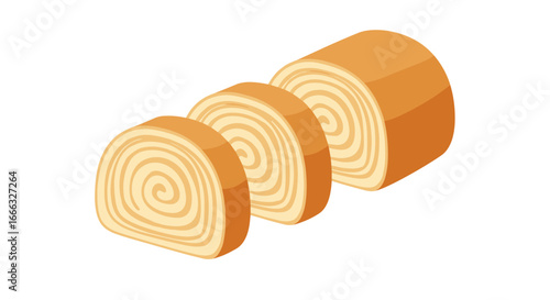 A deliciously swirled loaf of bread ready to be sliced and enjoyed freshly baked