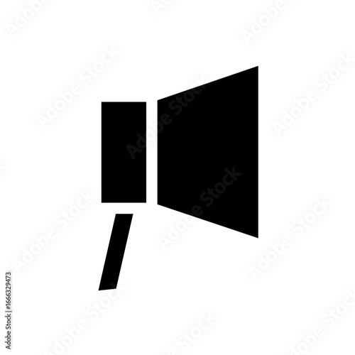 megaphone glyph icon