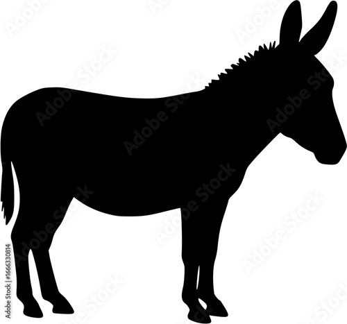 donkey silhouette