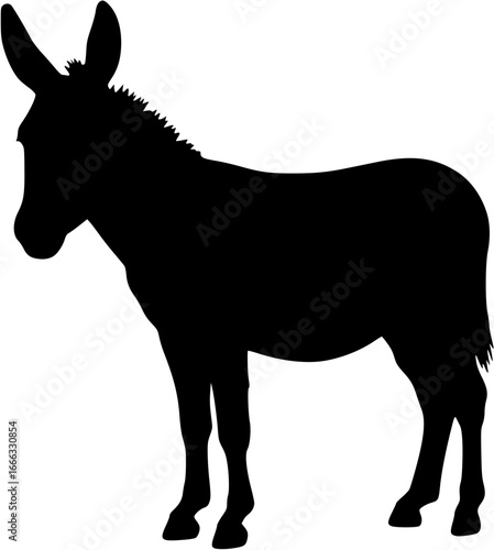 donkey silhouette