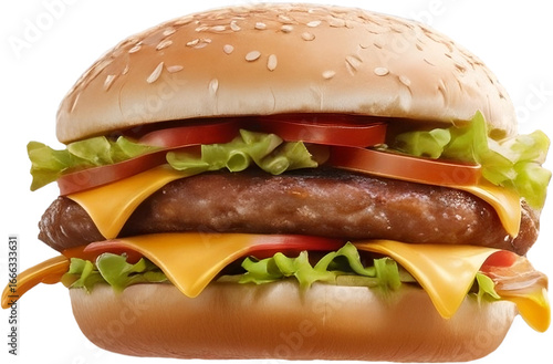 Wallpaper Mural Meat and cheese burger. Torontodigital.ca