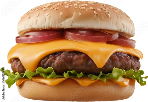 Wallpaper Mural big hamburger, cheeseburger. Torontodigital.ca