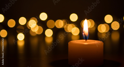 Christmas Candles and Fairy Lights