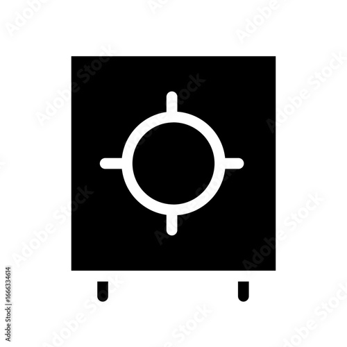 safebox glyph icon