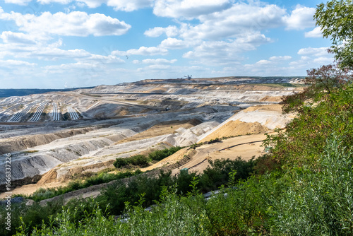 Wallpaper Mural Rekultivierungsflächen am Rand des Tagebaus Hambach bei Manheim, NRW, Deutschland Torontodigital.ca