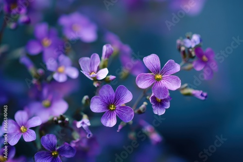 Wallpaper Mural Spring Background with Purple Tall Wildflowers in Close Detail Torontodigital.ca