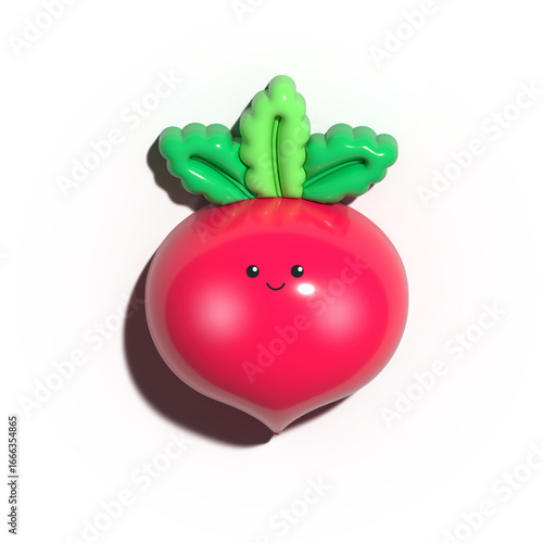 3D Render Beetroot Illustration Image