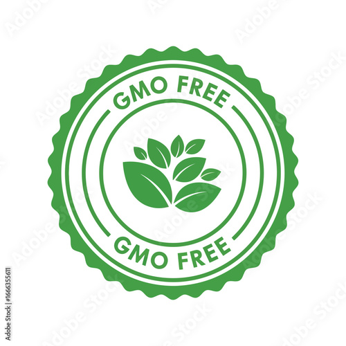 Organic certified non gmo project verified label green seal eco friendly natural product assurance vector