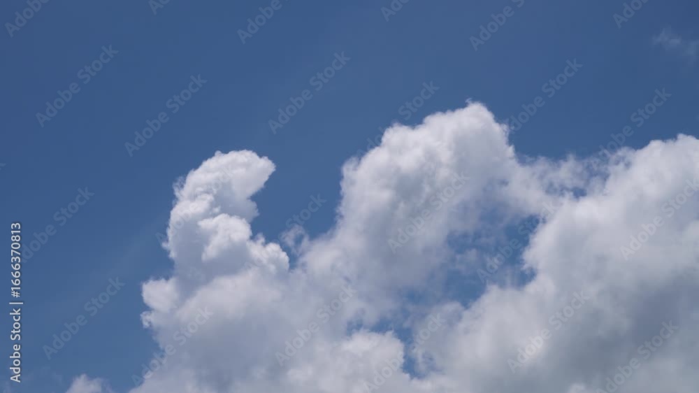 Timelapse of white clouds moving fast in the wind 1 Timelapse of white clouds moving fast in the wind 1