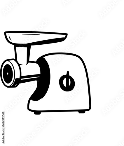 Meat Grinder Vector logo
