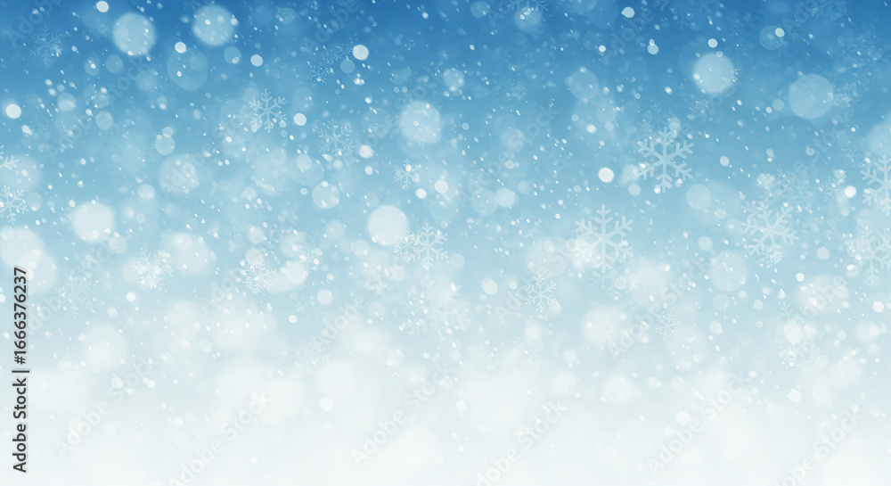 Fototapeta premium Abstract Frosty Snowflake Backgrounds with Winter Textures