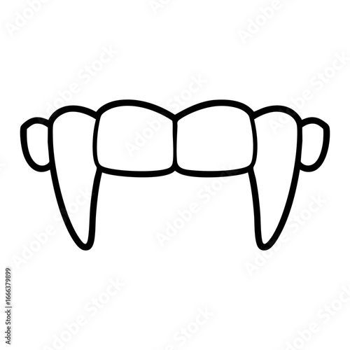 scary horror vampire fangs teeth clip art