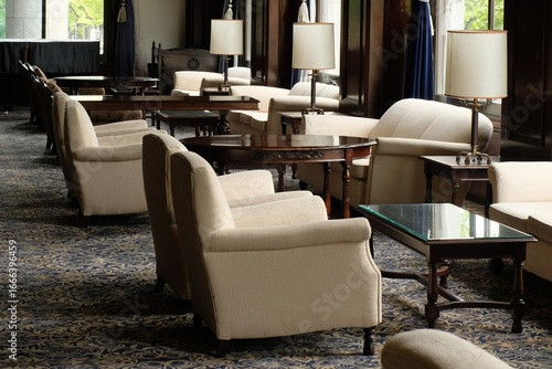 interior of a luxury hotel

