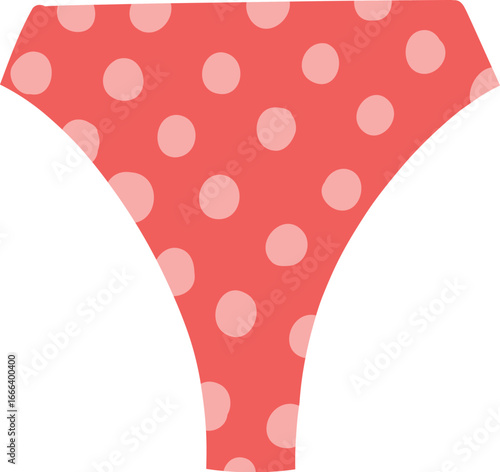 women panties, underwear types string, thong, tanga, bikini. Cheeky, hipster, classic brief, slip, retro high waist or slimming underclothing collection. Cartoon vector illustration