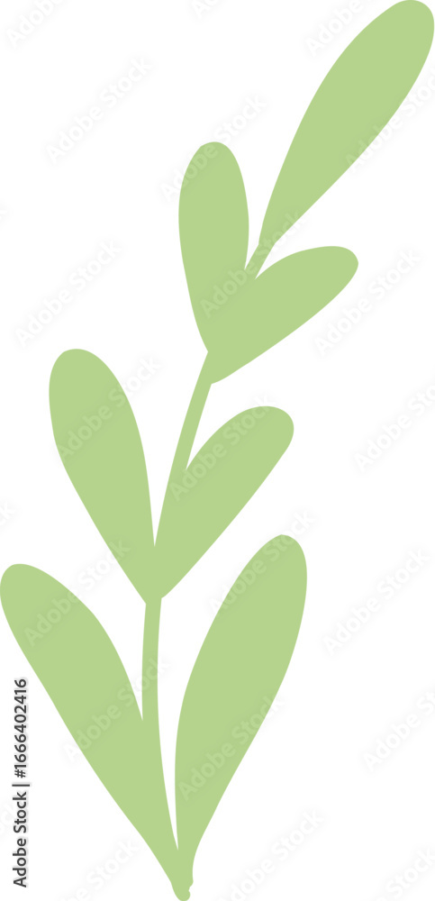 Naklejka premium Green leaf icon. Leaves icon on isolated background. green leaf. Elements design for natural, eco, vegan, bio labels. Vector illustration