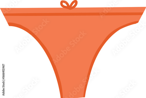 women panties, underwear types string, thong, tanga, bikini. Cheeky, hipster, classic brief, slip, retro high waist or slimming underclothing collection. Cartoon vector illustration