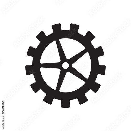 Gear Setting Icon Vector