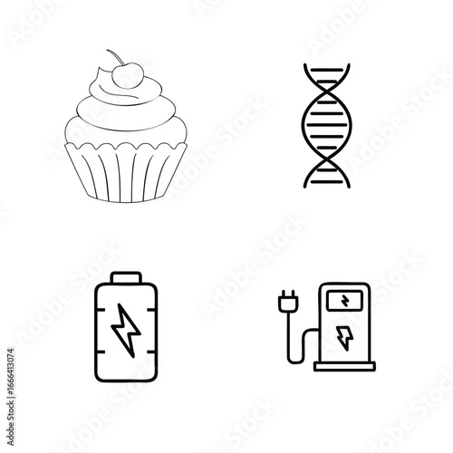 Cupcake D N A battery electric charger cherry frosting