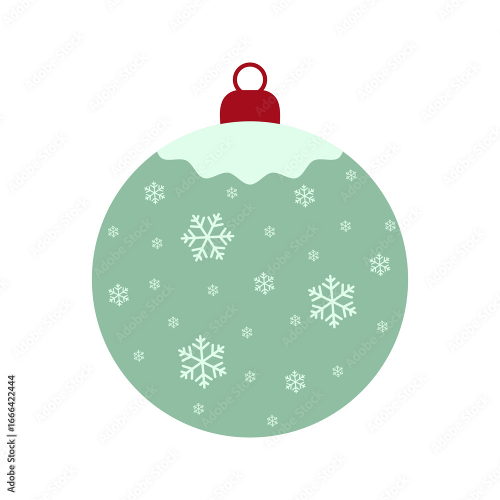 Fototapeta premium Colorful decorative Christmas balls isolated on white background