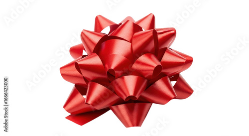 Isolated Red Christmas Bow