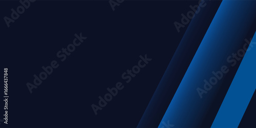 Dark blue modern business abstract background. Vector illustration design for presentation, banner, cover, web, flyer, card, poster, wallpaper, texture, slide, magazine, and powerpoint